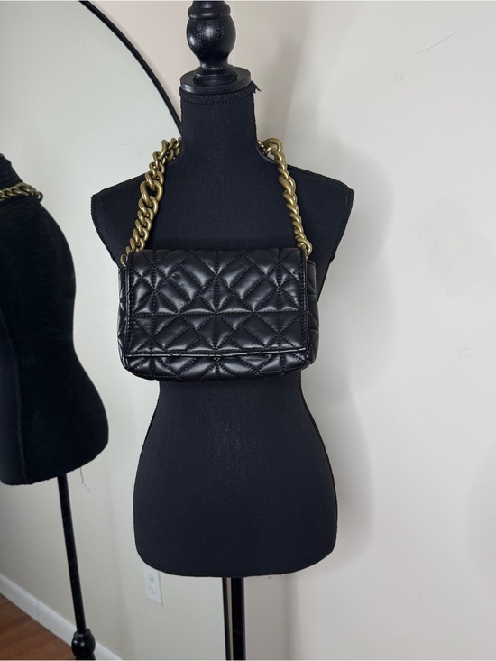 Zara Handbags - Zara Black Quilted Chain Shoulder Bag Luxury